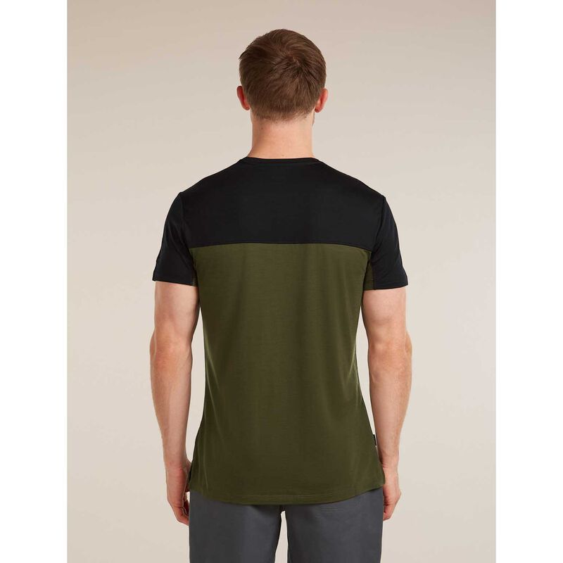 Icebreaker Mens Merino 125 Cool-Lite Sphere III SS Tee Colour Block image number 5